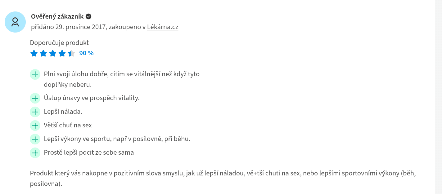 MenActive recenze